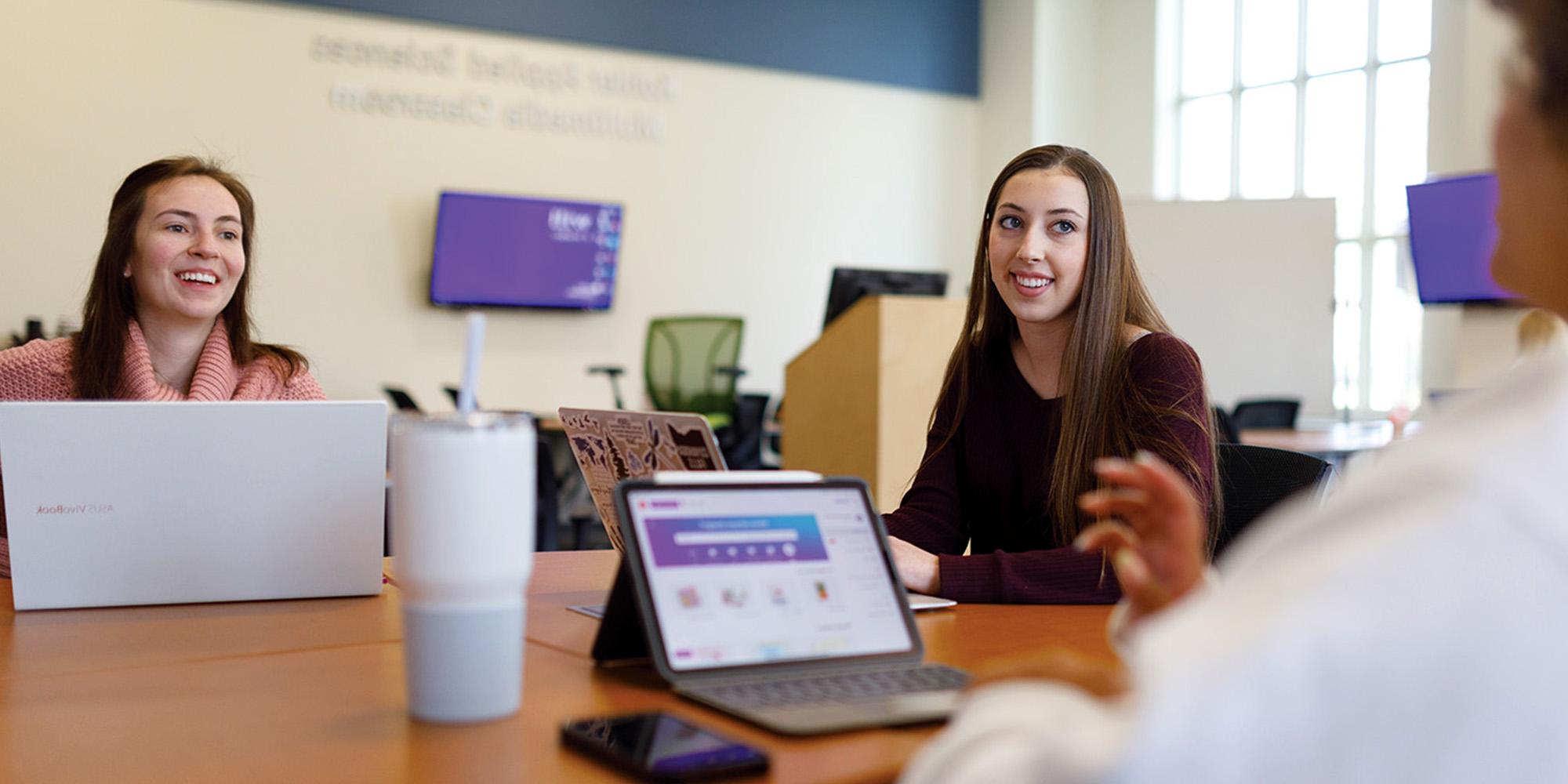 Female Students In A Marketing Class